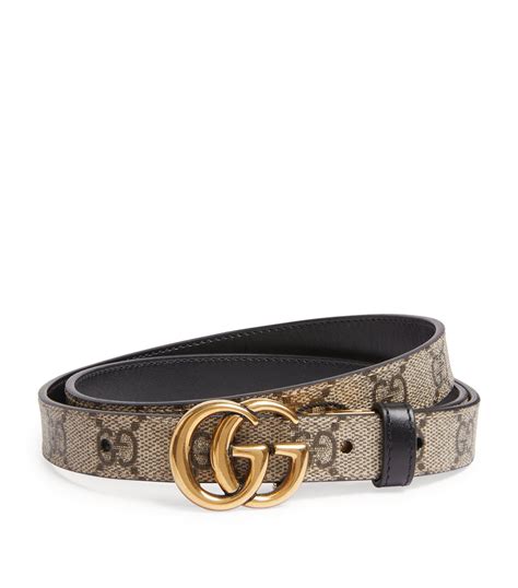 skinny tan gucci belt|reversible Gucci belt women's.